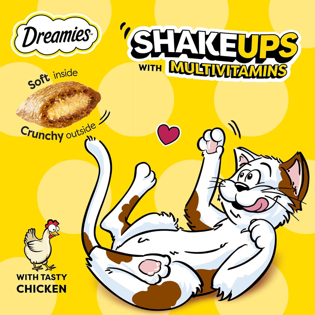 Dreamies Cat Treats with Chicken, 60g