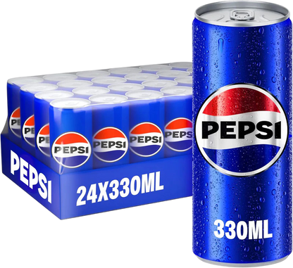 Pepsi Cola Soft Drink Can, 330ml