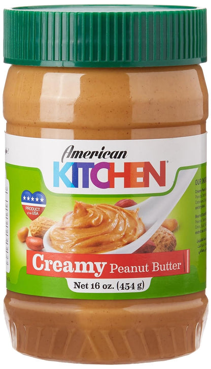American Kitchen Creamy Peanut Butter 454 g