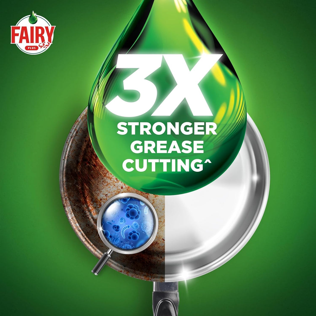 Fairy Plus Original Dishwashing Liquid, 2x600ml