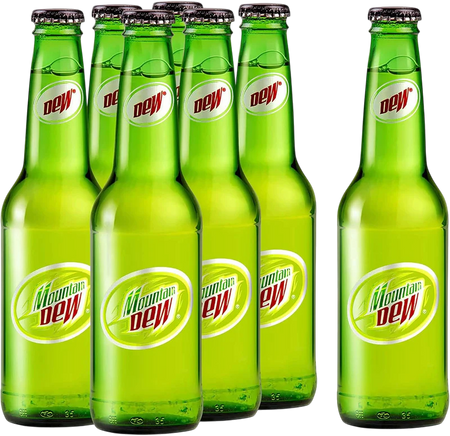 Mountain Dew Soft Drink Glass Bottle, 250ml