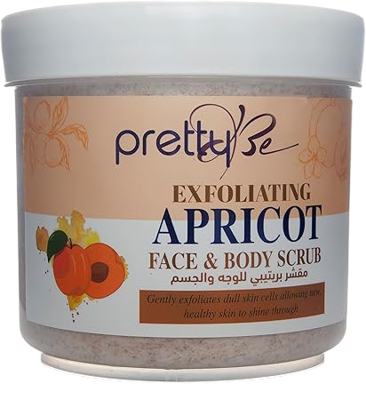 Pretty Cowry Apricot Body Scrub, 500ml