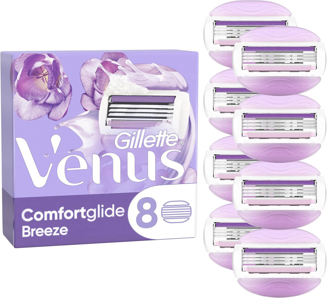 Gillette Venus 3 Blade Razor with 2 Replacement Blades for Women, 1 Pack