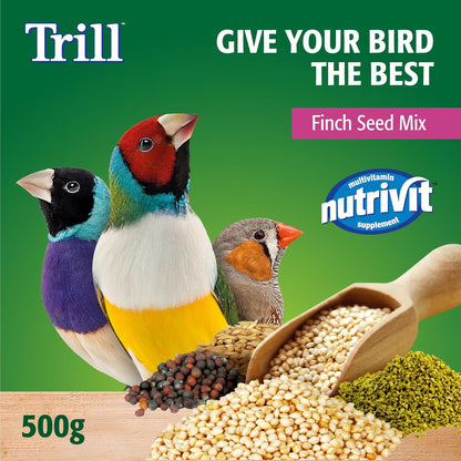 Trill Finch Seed Mix Bird Food, 500g