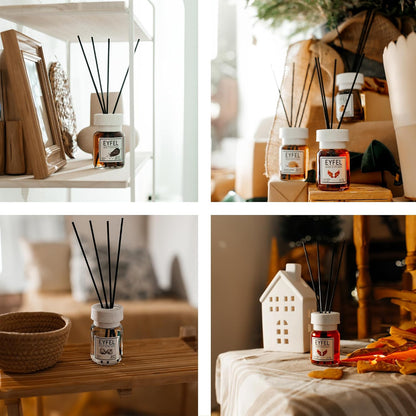 EYFEL Reed Diffusers for Home – Seaweed Reed Diffuser Set 4.05 fl oz Oil Diffuser Sticks, Bathroom Diffuser, Home Fragrances, Scented Sticks, Home Décor