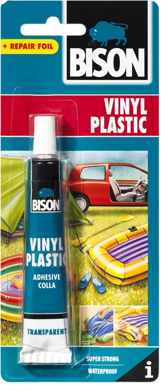 Bison Waterproof Transparent Adhesive for Vinyl & Plastics, 25ml