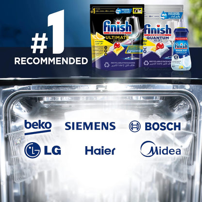 Finish Rinse Aid Lemon Sparkle Dishwasher Detergent, 400ml