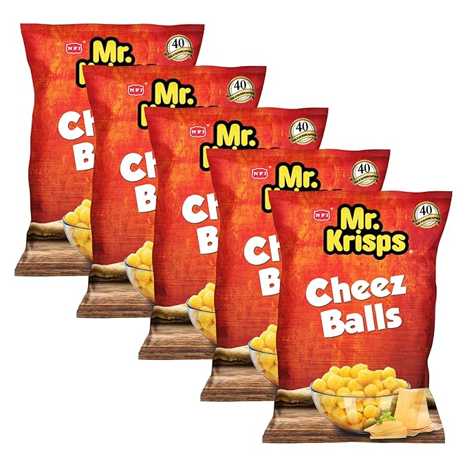 Mr Krisps Small Cheese Balls 15 G X 21 Pcs