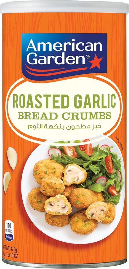 American Garden Roasted Garlic Bread Crumbs, 425g