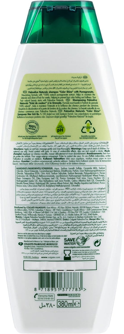 PALMOLIVE NATURAL SHAMPOO WITH POMEGRANATE 380ml