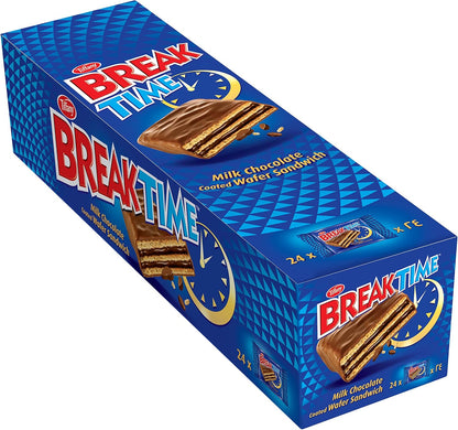 Tiffany Break Time Wafer Sandwich Coated with Chosolate, 24x13g