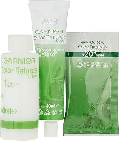 Garnier Color Naturals Nourishing Permanent Hair Dye Cream with Shea Butter, Avocado & Olive Oils Blonde 7, 1 Pack