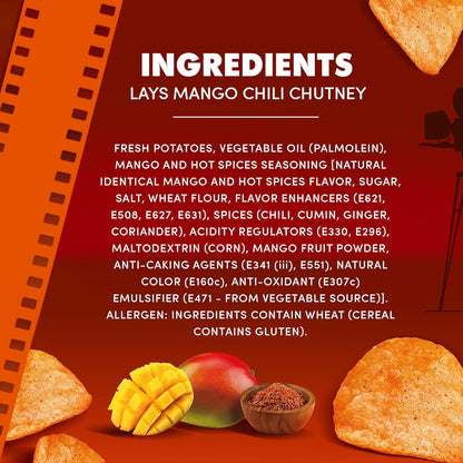 Lay's Mango & Hot Spices Flavour Chips, 165g