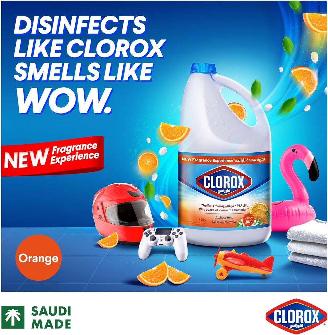 Clorox Bleach Orange, 2x3.78L