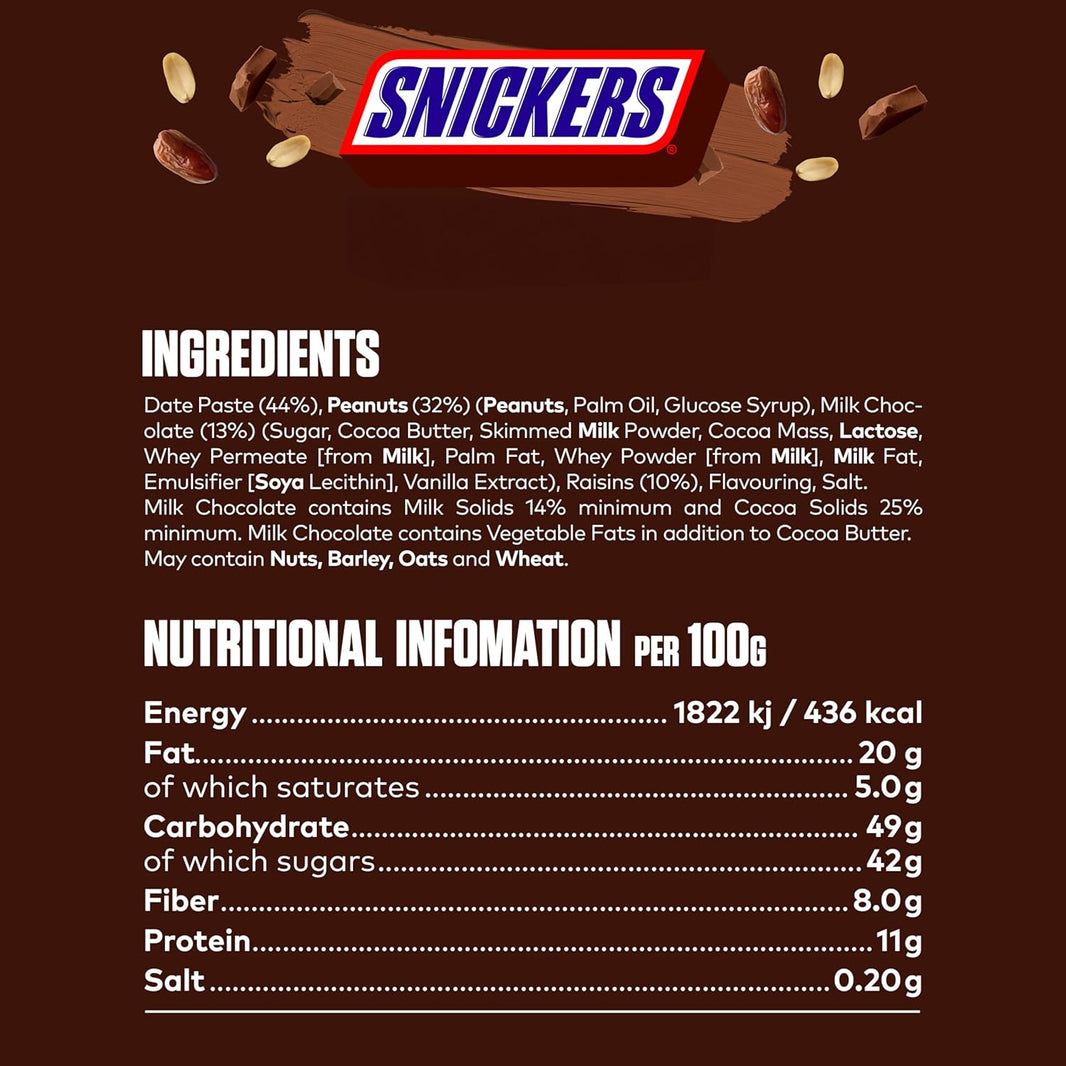 Snickers Triple Treat Fruit Nut & Chocolate  4X32G