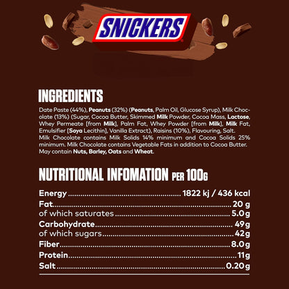 Snickers Triple Treat Fruit Nut & Chocolate  4X32G