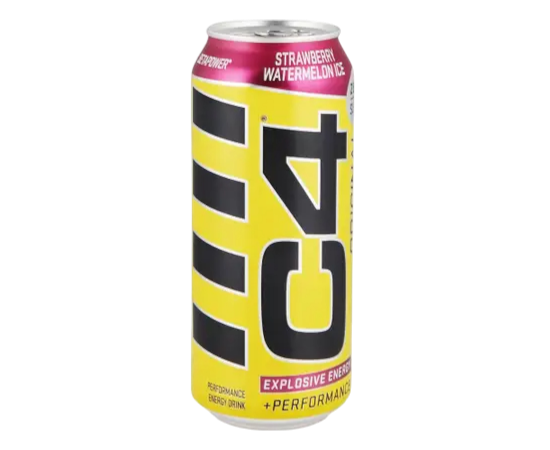 C4 Original Energy Drink - Strawberry & Watermelon Ice Flavor, 473ml