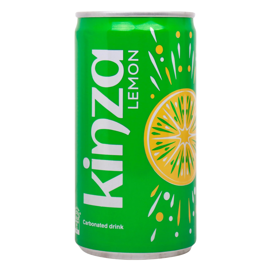 Kinza Lemon Soft Drink Can, 185ml