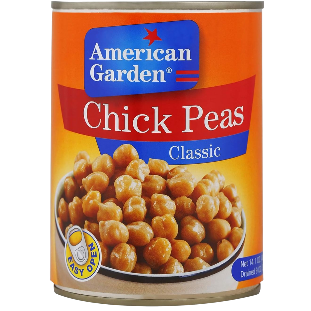 American Garden Chick Peas (Easy Open Lids), 400g