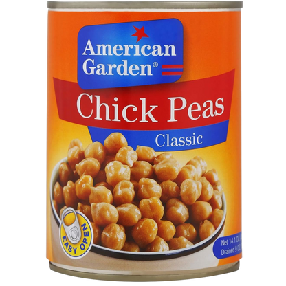 American Garden Chick Peas (Easy Open Lids), 400g