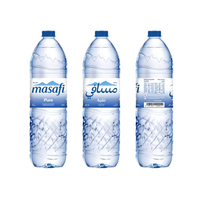 Masafi Pure Low Sodium Water, 6x1.5L