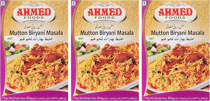 Ahmed Mutton Biryani Masala, 3x60g