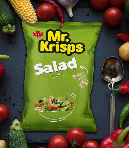 Mr.Krisps Salad Chips, 21x12g