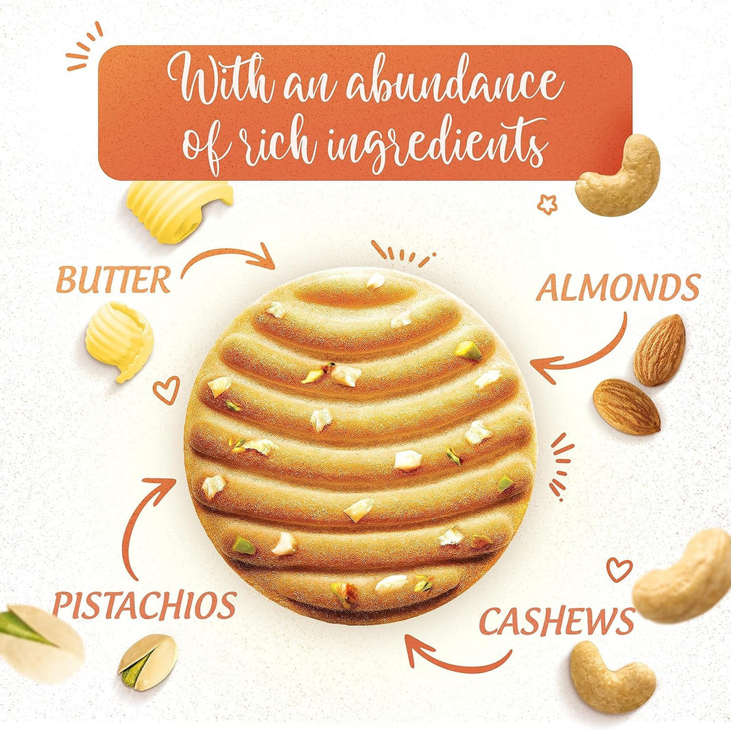 Britannia Good Day Cookies with Pistachios & Almonds, 72g