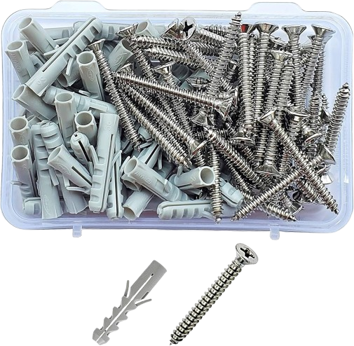 Samtools Small Screws & Wall Plugs 1 Pack