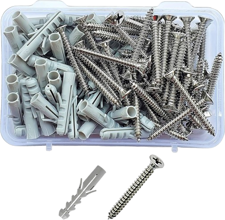 Samtools Small Screws & Wall Plugs 1 Pack