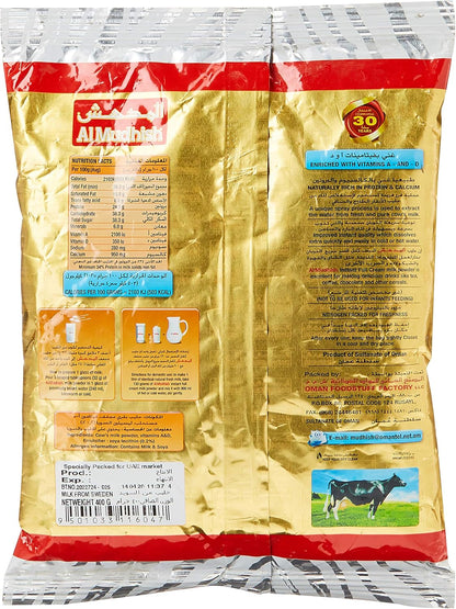 Al Mudhish Milk Powder, 400g