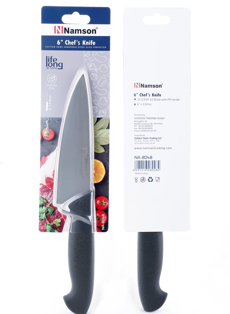 NAMSON Slicing Knife 6 inches – Premium Stainless Steel | Ergonomic Handle | Durable &amp; Sharp