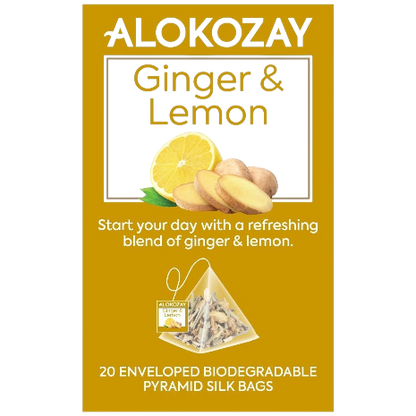 Alokozay Ginger Lemon Tea Bag, 20 Bags