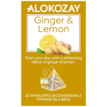 Alokozay Ginger Lemon Tea Bag, 20 Bags
