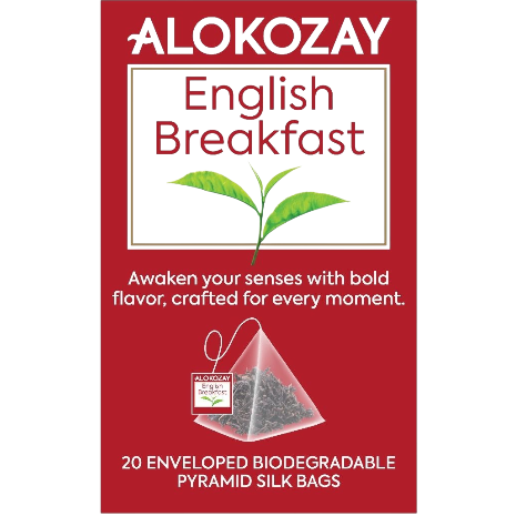 Alokozay English Breakfast Pyramid Tea Bag, 20 Pieces, 60g
