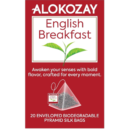 Alokozay English Breakfast Pyramid Tea Bag, 20 Pieces, 60g