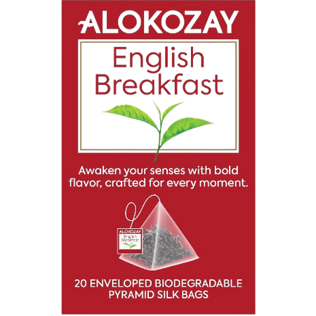 Alokozay English Breakfast Pyramid Tea Bag, 20 Pieces, 60g