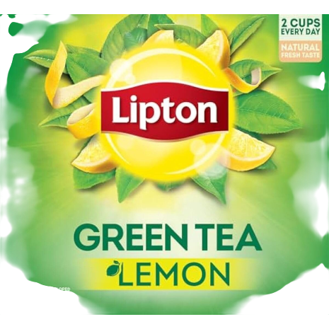 Lipton Lemon Green Tea Bags, 50x1.3g