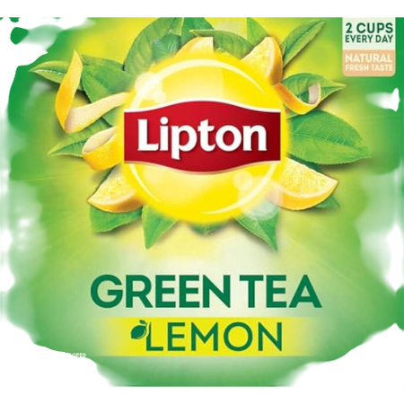 Lipton Lemon Green Tea Bags, 50x1.3g