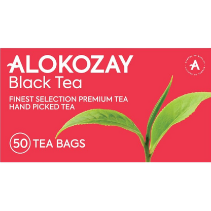 ALOKOZAY BLACK TEA 50 TEA BAGS