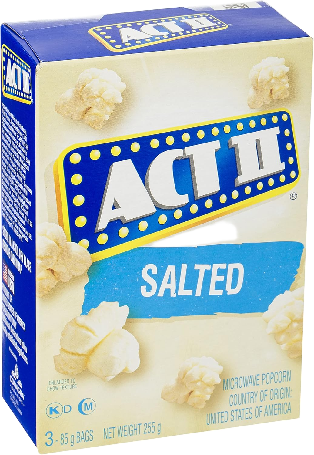 ACT II POPCORN SALTED 255gm