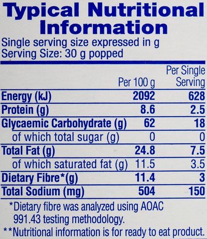 ACT II POPCORN SALTED 255gm
