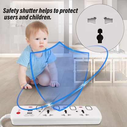 AFRA EXTENSION SOCKET 3WAY 5Mtr AF-003EXRD