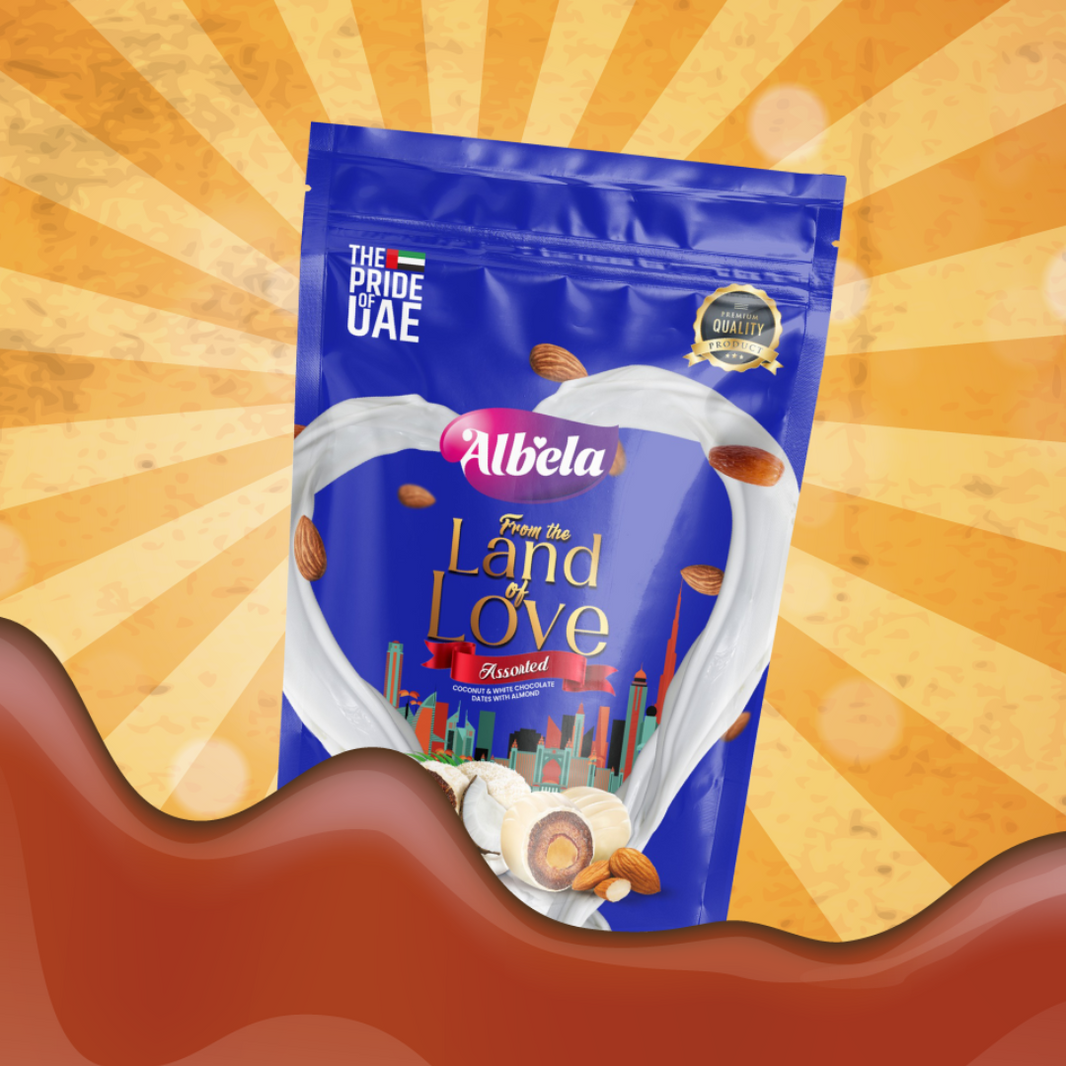 ALBELA WHITE & COCONUT CHOCOLATE 500gm