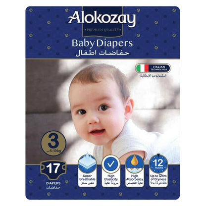 ALOKOZAY BABY DIAPERS 3 -17D