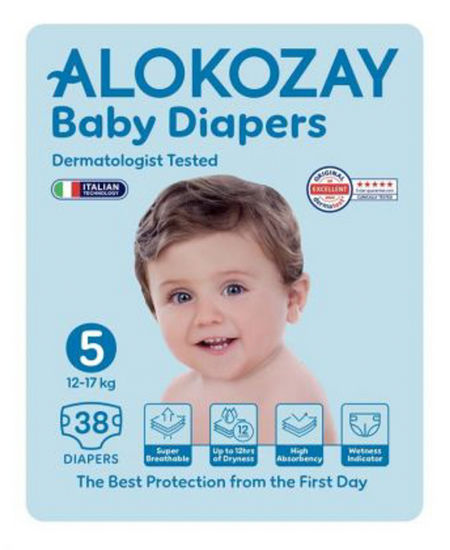 ALOKOZAY BABY DIAPER 38pcs