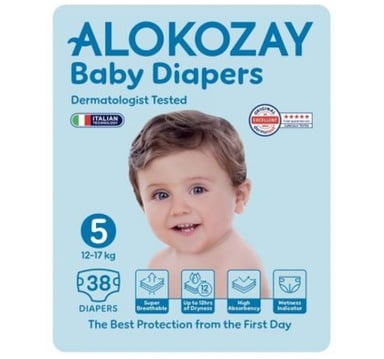 ALOKOZAY BABY DIAPER 38pcs