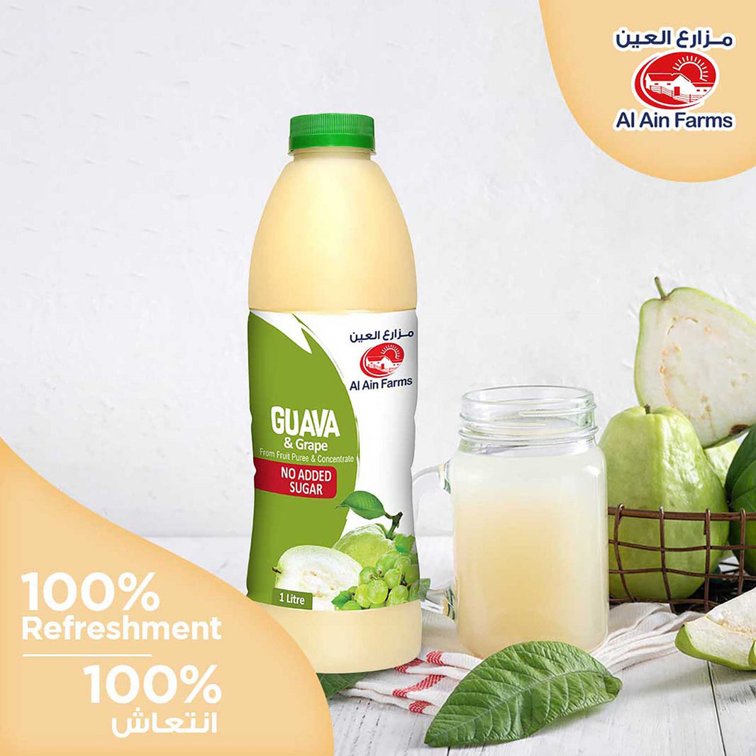 AL AIN GUAVA& GRAPE NECTAR 1Ltr