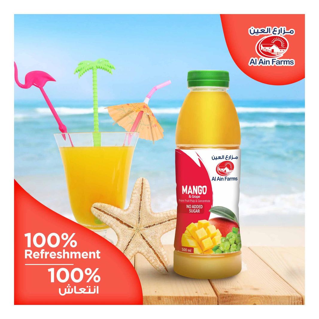 AL AIN MANGO & GRAPE DRINK 500ml