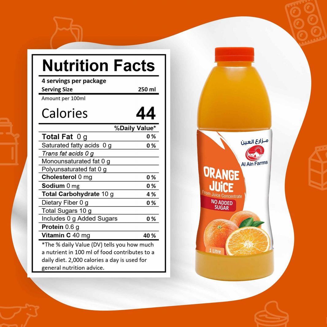 AL AIN ORANGE JUICE 1Ltr